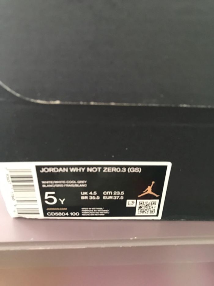 Baskets Nike Jordan Why Not Zéro.3 37.5 - photo numéro 7