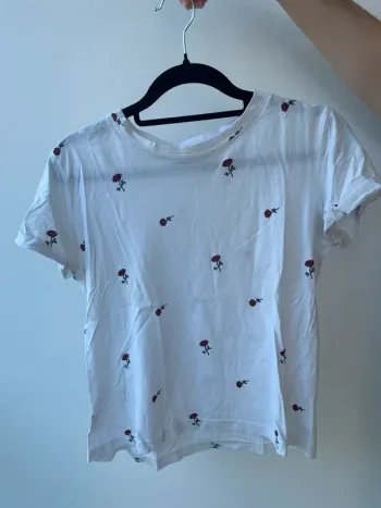 T shirt blanc bershka