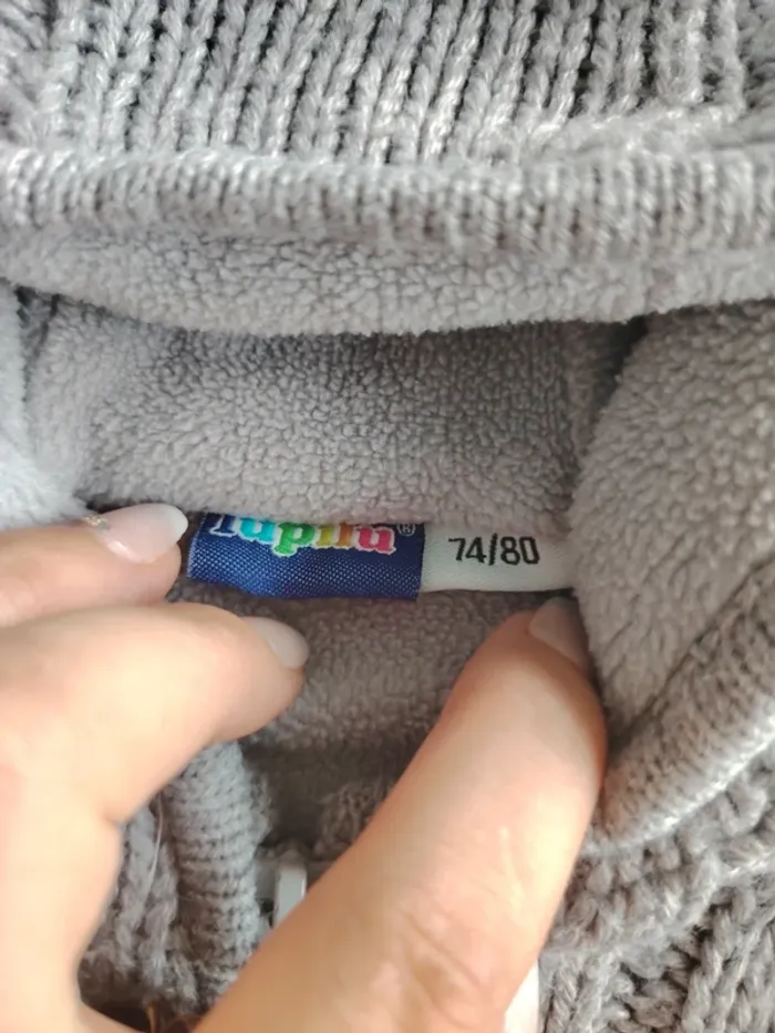 Gilet à capuche zippé épais garçon - photo numéro 3