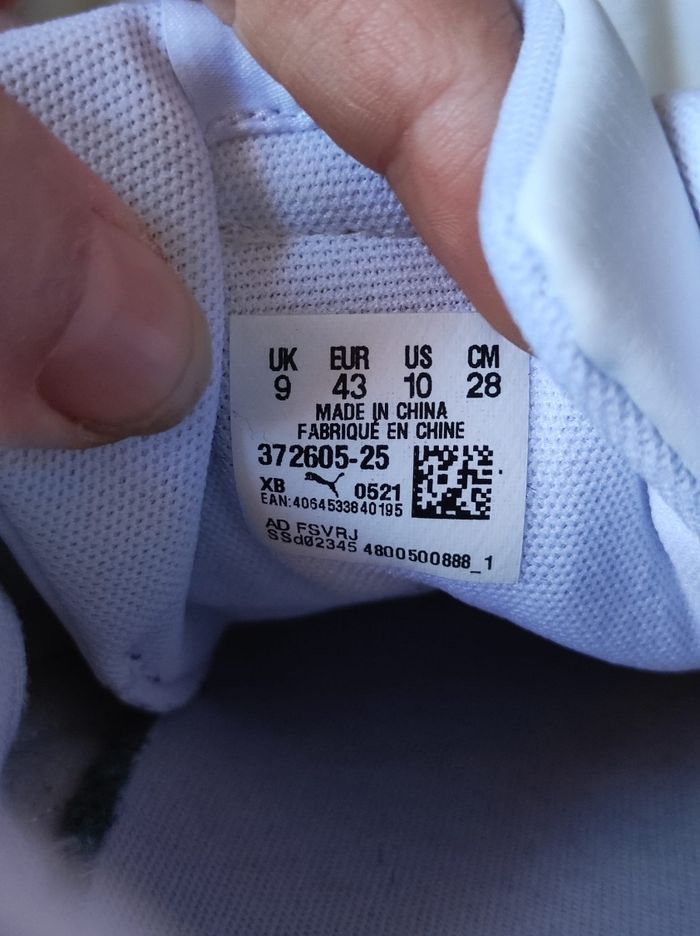 Baskets blanches puma taille 43 - photo numéro 8
