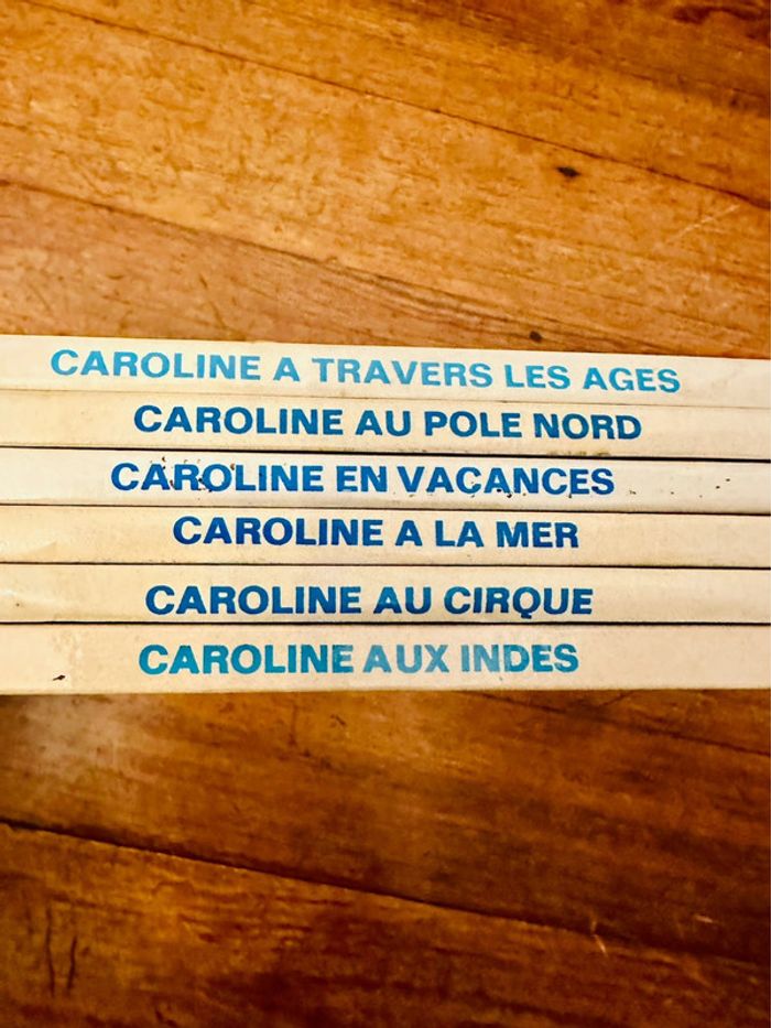 Lot de 6 livres blancs bd vintage anciennes albums Hachette Caroline collector - photo numéro 6
