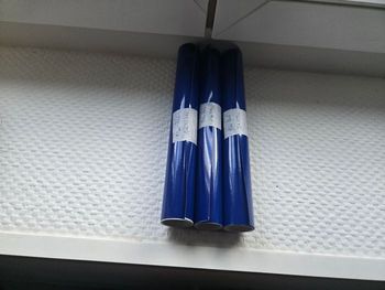 Vinyle adhesif permanent bleu foncé pour machine de découpe (3 x 1m )