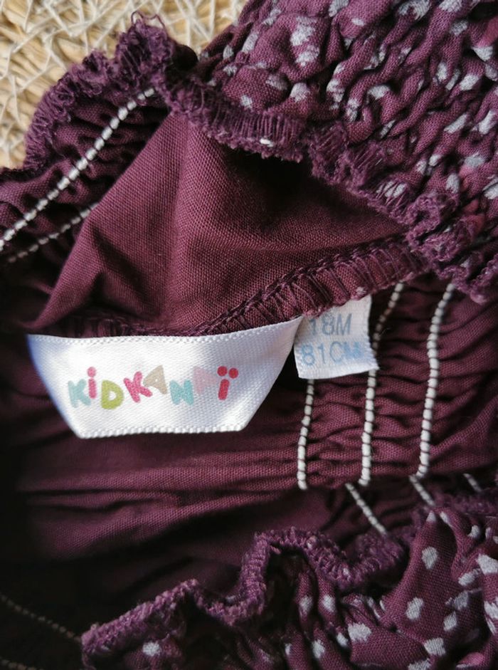 Robe 👣 prune, kidkanaï, 18 mois - photo numéro 11