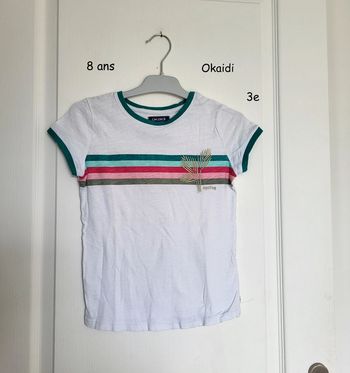 T-shirt okaïdi 8 ans
