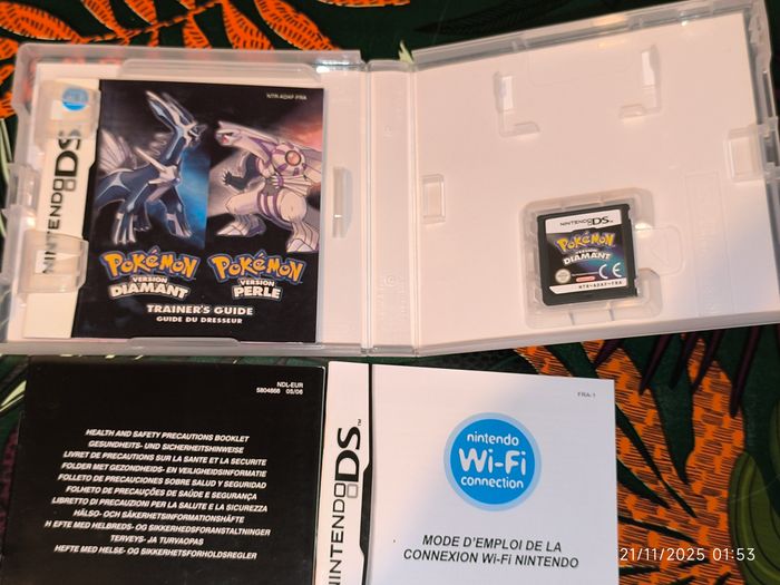 Jeux complet Pokémon Version Diamant – Nintendo DS (PAL français)