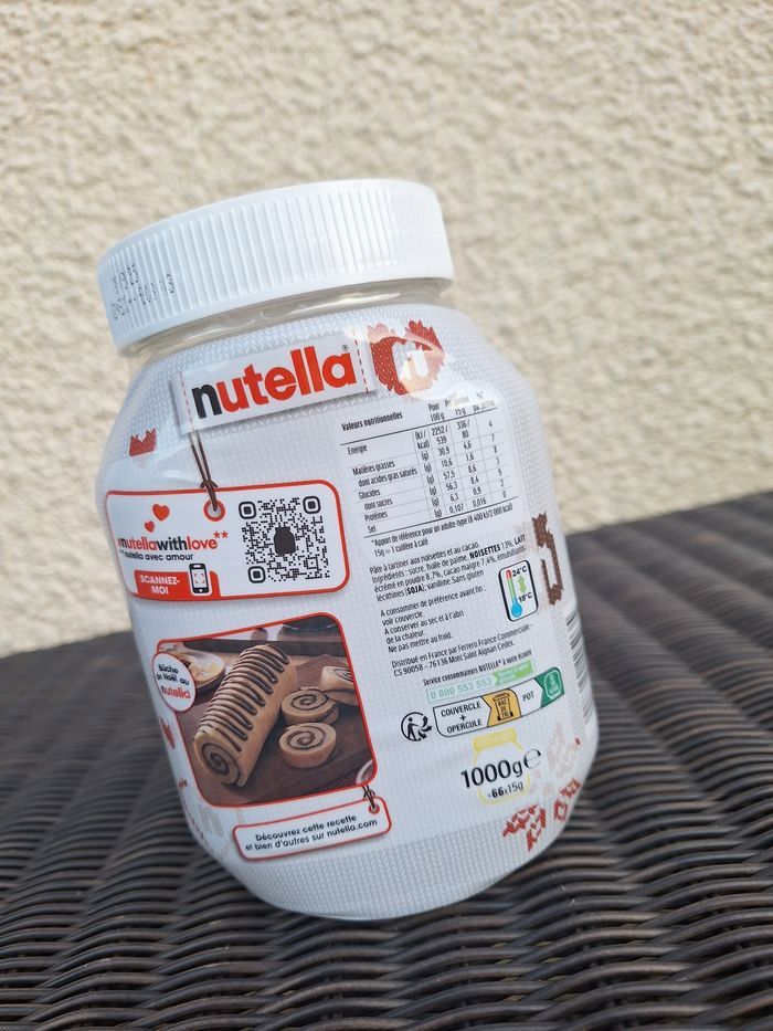 🌰 Pot de Nutella thème de Noël - photo numéro 3
