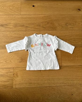 T-shirt manches longues fille 3 mois