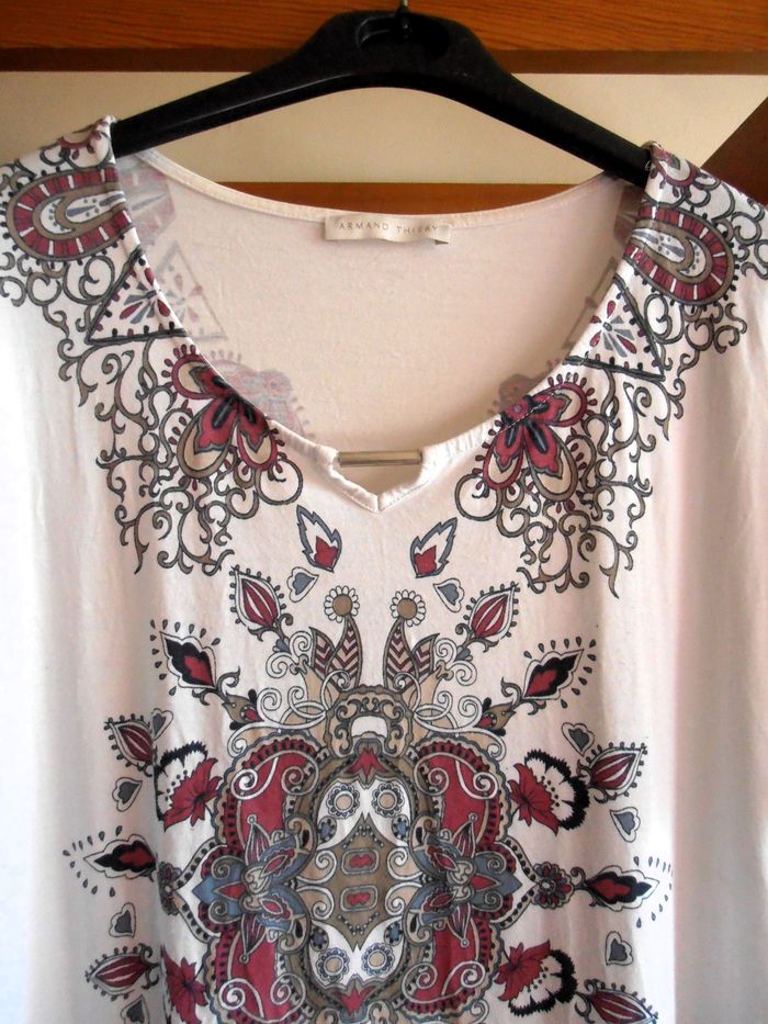Blouse femme, Armand Thiery, taille L 40, manches courtes - photo numéro 6