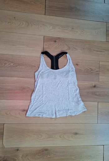 Débardeur bershka gris chiné taille xs