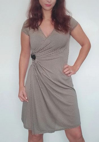 Robe portefeuille rétro babydoll taille 1