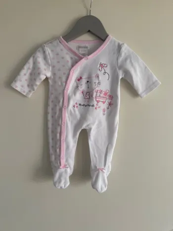 Grenouillère bébé fille 0/3 mois