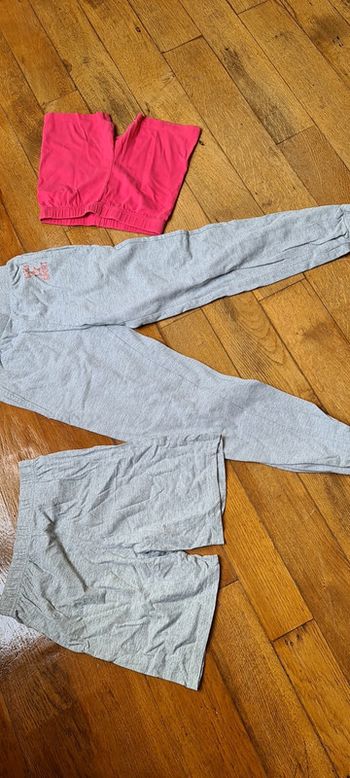Lot jogging short 8 ans