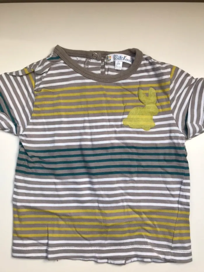 Tee-shirts à pressions  9 mois