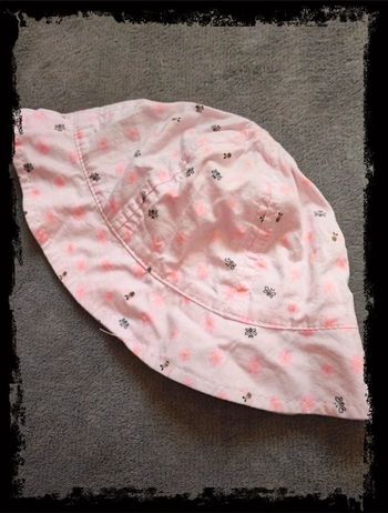 Chapeau 6/12 mois abeilles et fleurs