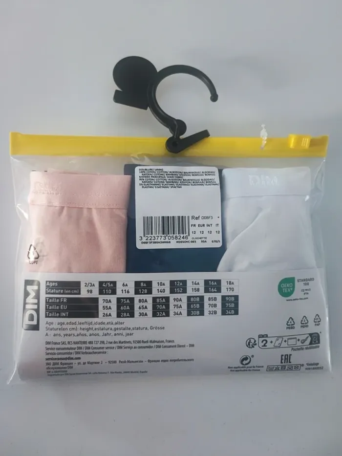 Lot de 3 culottes DIM - photo numéro 3