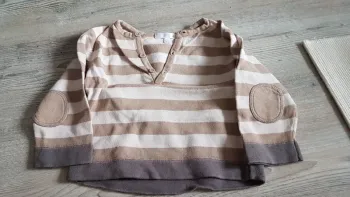 Pull col V Gemo 18 mois