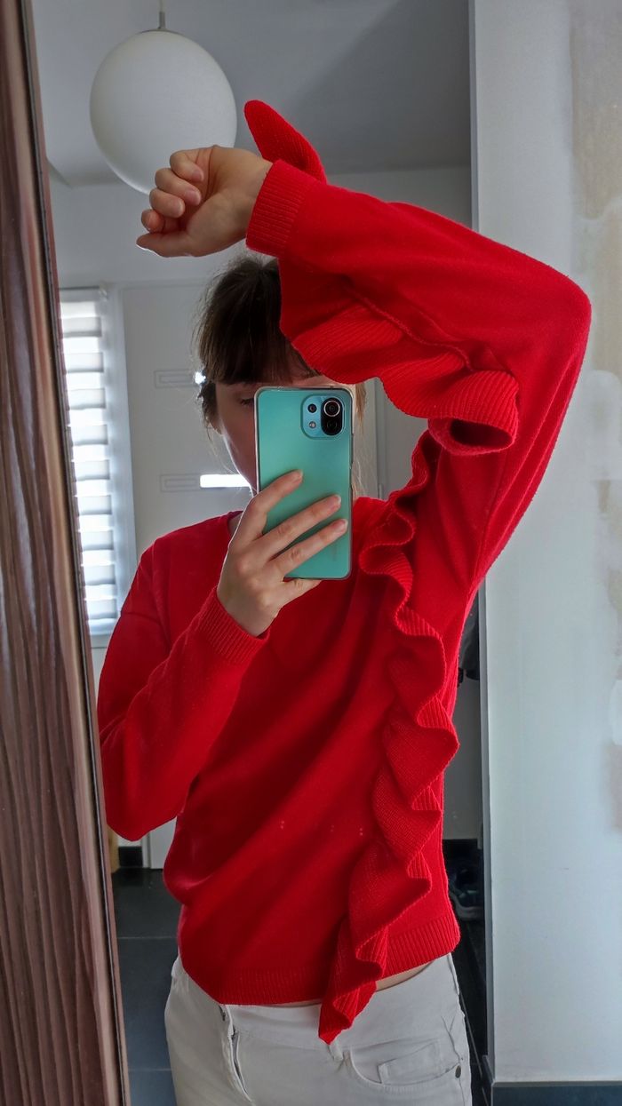 Pull rouge - photo numéro 5