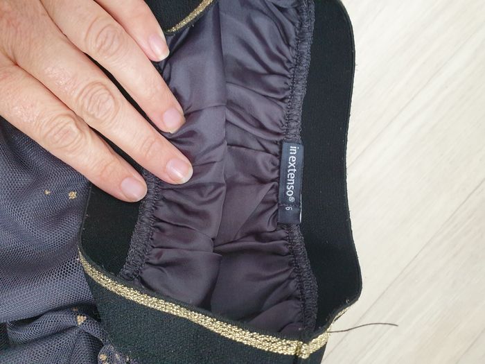 Jupe tulle et paillettes dorée - photo numéro 2