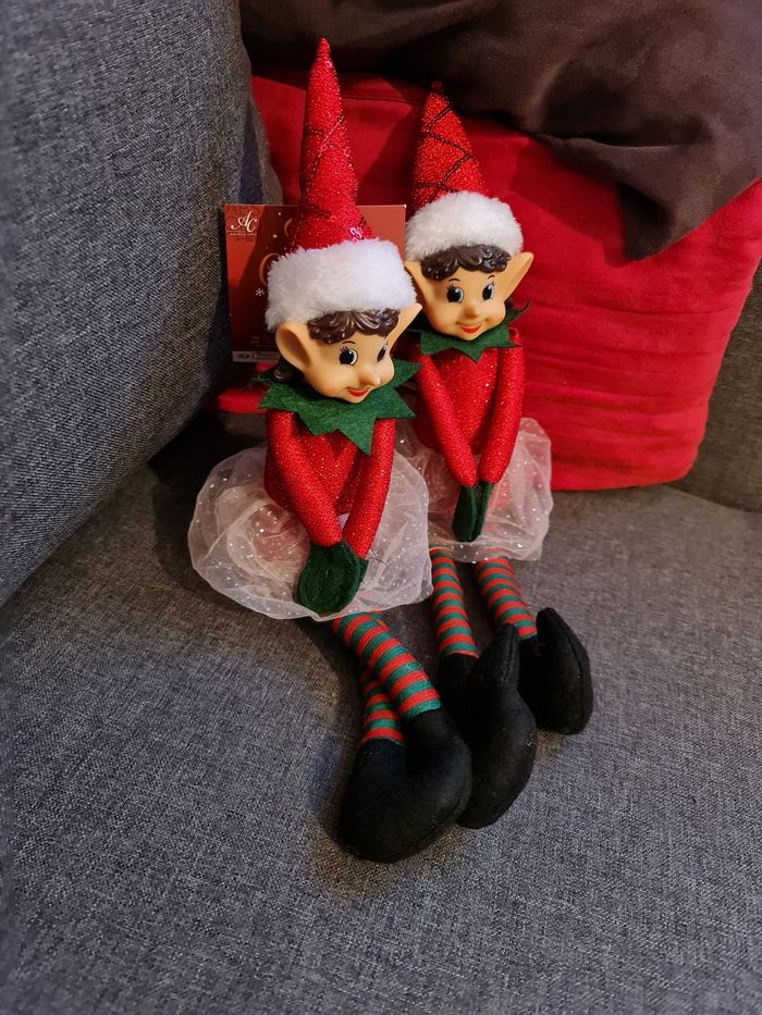 Lutin farceur fille Noël neuf - photo numéro 4