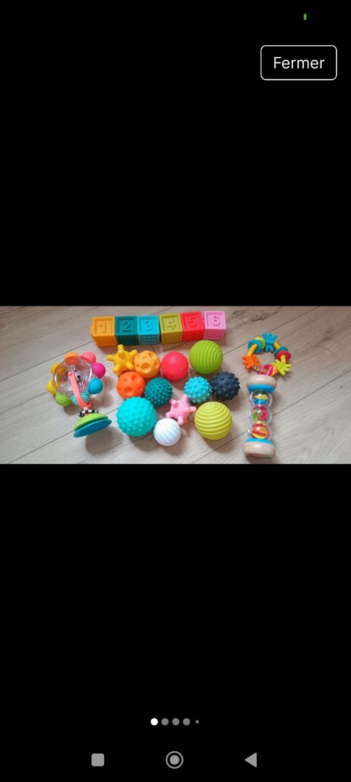 Lots jouets bébé d'éveil
