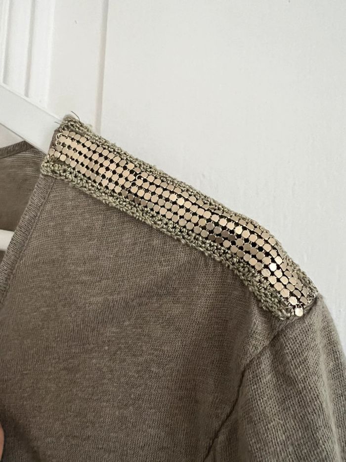 T-shirt kaki Elora S - photo numéro 4