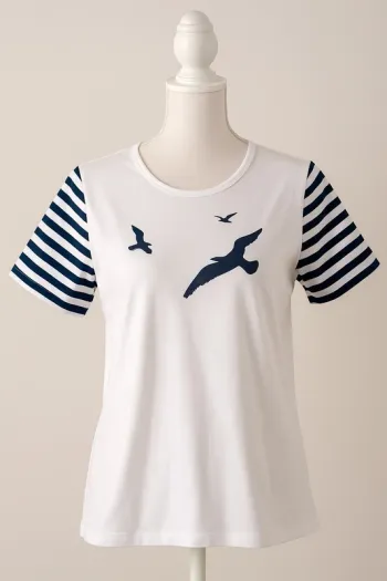 Haut Dress In - Taille 44 marinière - plage