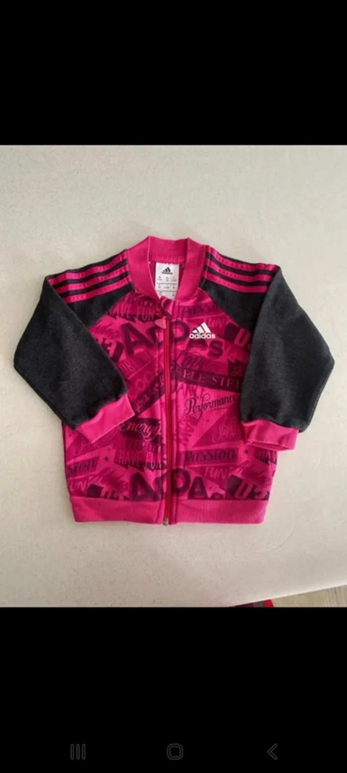 Veste adidas 9/12 mois