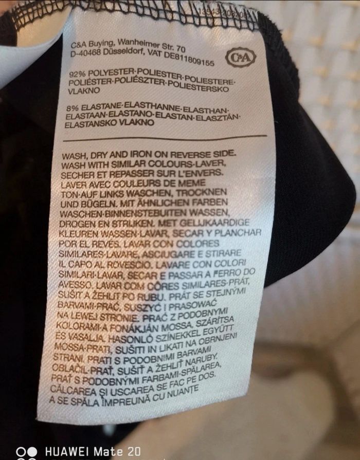 💕Jolie jupe élégante noire femme C&A T42 💕 - photo numéro 10