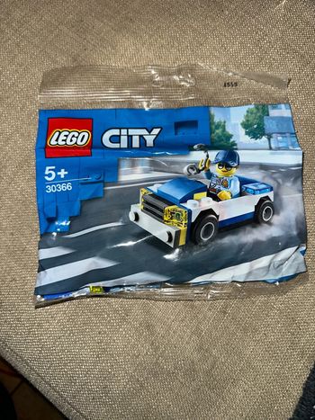 Polybag Lego City 30366, voiture de police, scellé