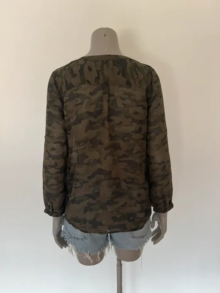Blouse militaire manches longues GAP taille M - photo numéro 2