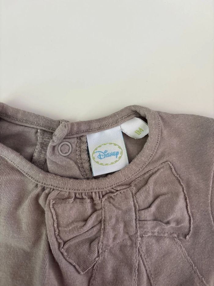 T shirt manche longue fille - taille 1 mois - Disney - photo numéro 3