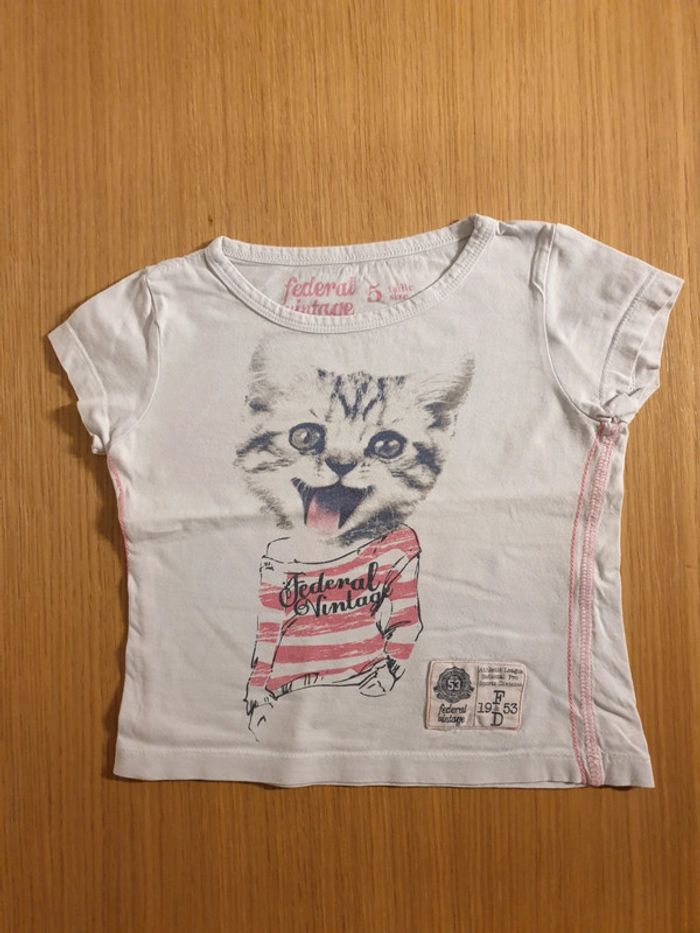 Tee-shirt chat 5 ans