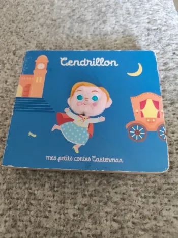 Livre marionnette cendrillon petit contes