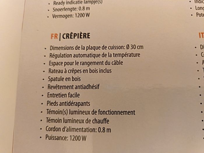 Crêpière électrique Tristar - photo numéro 2