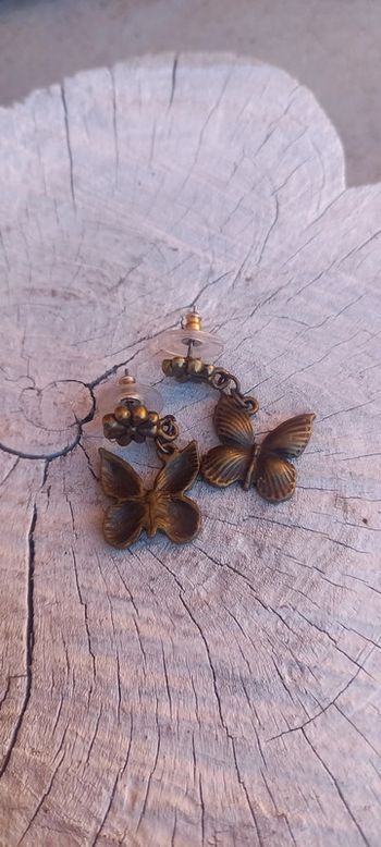 Boucles d'oreilles vintage pendantes
