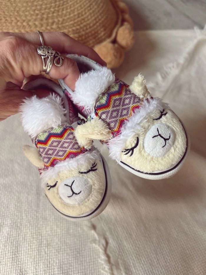 Baskets vans petit lama peluche multicolore 19 - photo numéro 2
