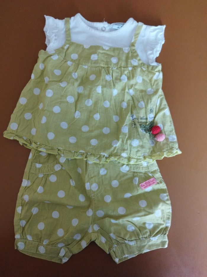 Vends ensemble été fille 3 mois