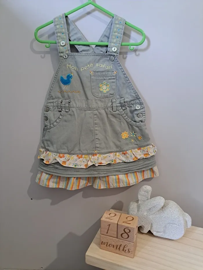 Robe salopette - Tom Kids - 18 mois