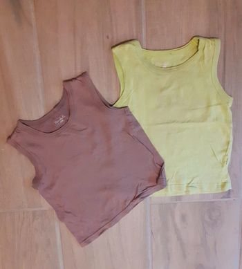 2 T-shirts sans manche - Kimbaloo - 36 mois