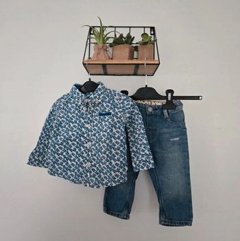 Ensemble chemise pantalon JBC / H&M 74 cm 👦