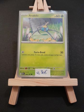 Carte Pokémon Arakdo 6/197