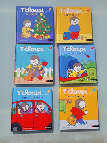 Pour Morgane F. 6 livres T'choupi 