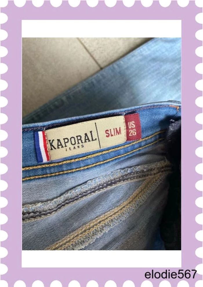 Jean slim kaporal 26/36 - photo numéro 3