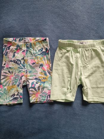 Lot de 2 leegings shorts 3ans