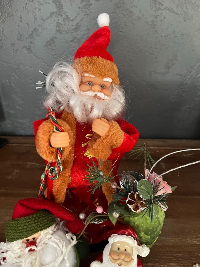 Lit de 4 décorations de Noël - photo numéro 2