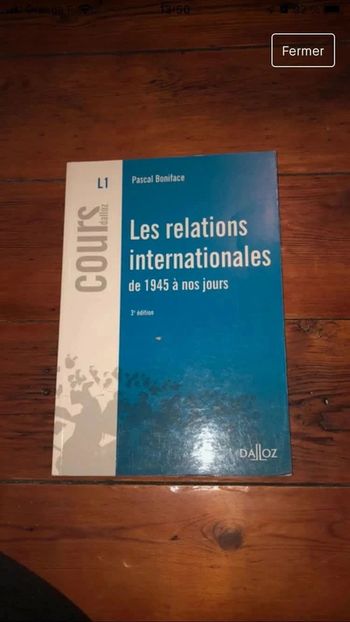 Les relations internationales