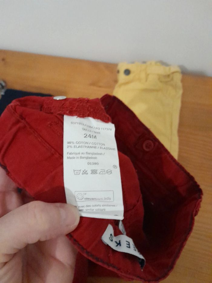 3 pantalons 24 mois très bon état Creeks - photo numéro 10