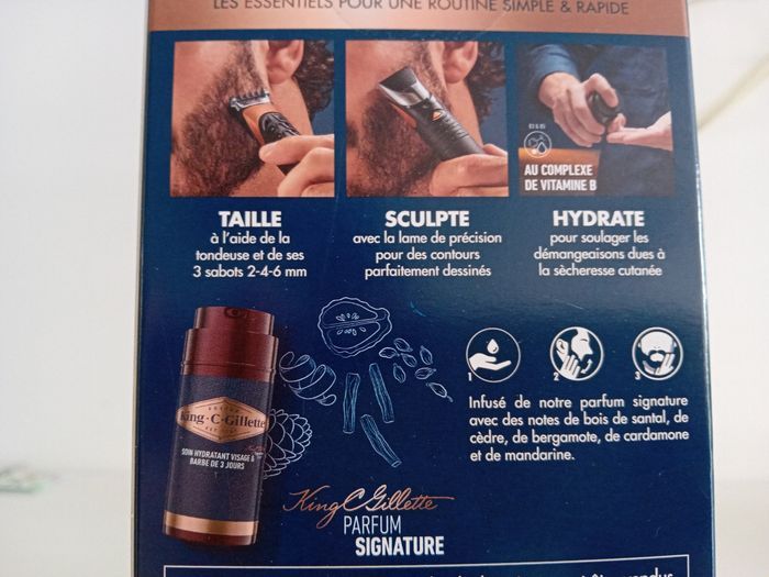 Tondeuse King c gillette kit barbe de 3 jours - photo numéro 2