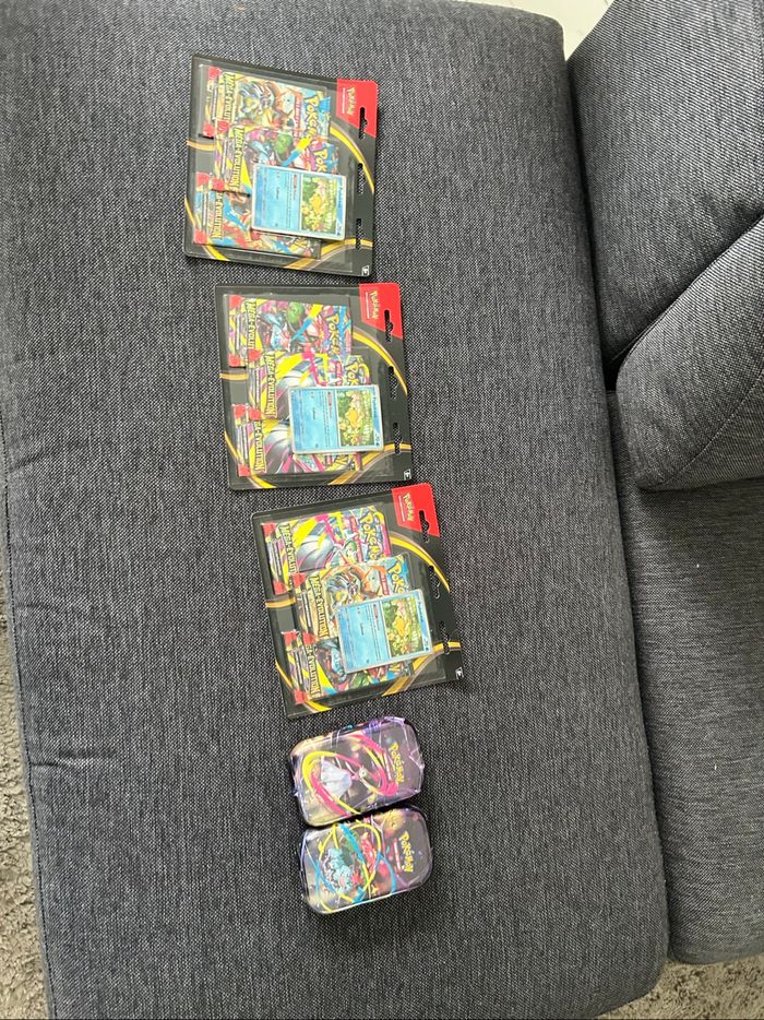3 Tripacks Mega Évolution + 2 mini-tin Mega Évolution