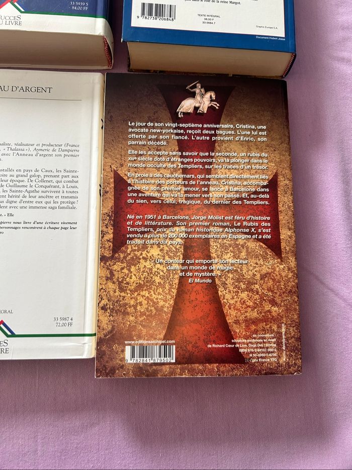 Lot 6 romans histoire auteurs divers - photo numéro 5